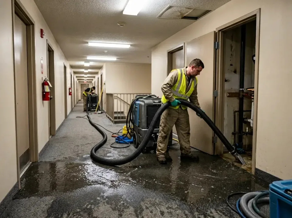 multi-unit-apartment-hallway-f-005 — frequently asked questions, Emergency Burst Pipe Water Extraction & Removal in Eldorado…